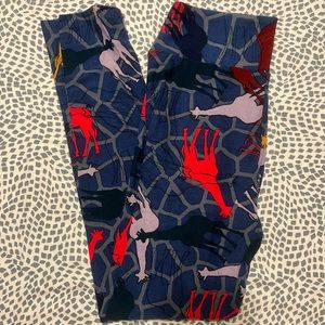 LuLaRoe One Size Giraffe Print Leggings